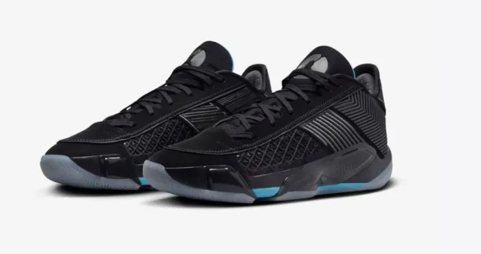 Air Jordan 38 Low Black Gamma Blue