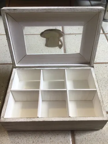 Caixa organizadora decorativa com divisórias