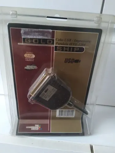 Cabo USB para Impressora paralelaParalela IEEE-1284 - Gold Ship