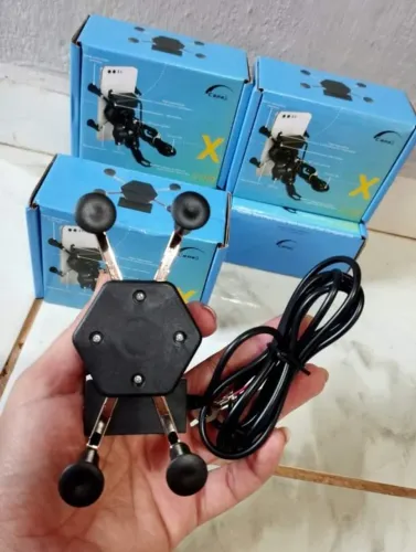 Suporte De Celular Para Moto Motocicleta Com Carregador Usb Universal