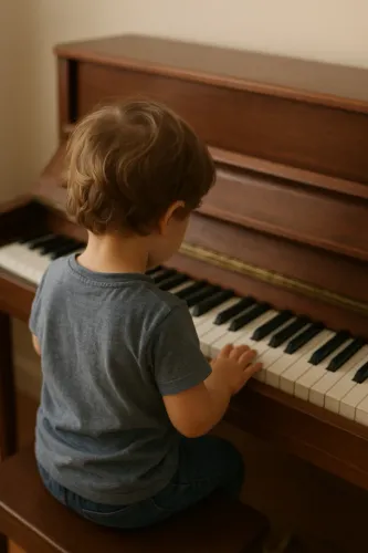 Aulas de piano para crianças 