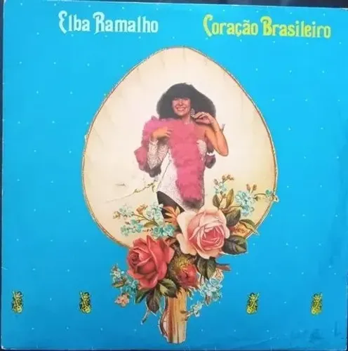 LP-Disco Vinil-Elba Ramalho-Coração Brasileiro-Ano1983-Com encarte