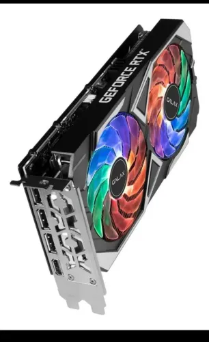 Placa de video rtx3050 8gb RGB nova