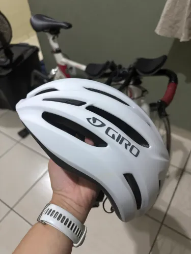 Capacete Ciclismo Giro Isode Ii Sem Mips Mtb Speed 54-61cm Cor Branco Tamanho 54-61 Cm 