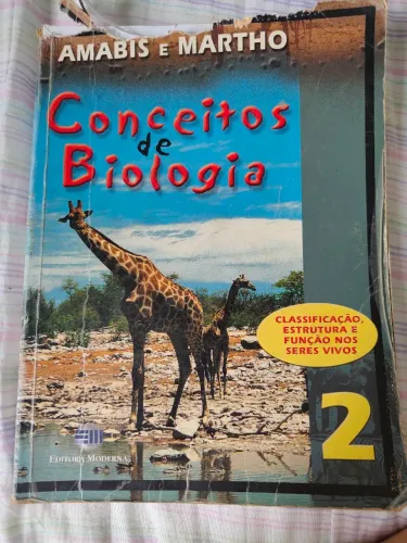 Livro conceito de biologia editora moderna