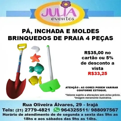 Pá e Inchada Brinquedo De Praia Areia Pá Cavar Construir Castelo Infantil