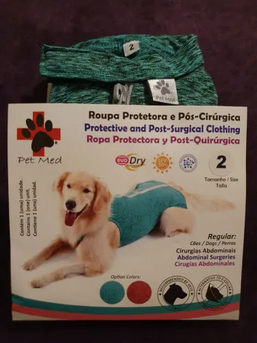 Roupa Protetora Pós Cirúrgica para cães pequenos