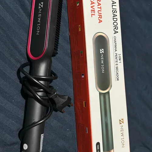 Escova Alisadora 3 em 1(NOVA)