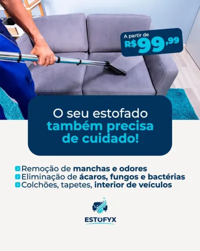 Limpeza e Higienização de Estofados