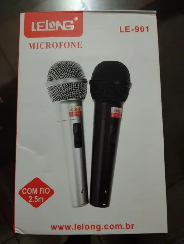 Kit Microfone LE-901 - Com Fio 2,5m