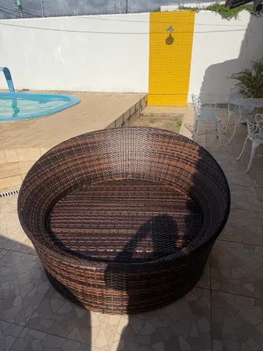 Sofá poltrona para jardins e varandas de 1,50 ( nova)