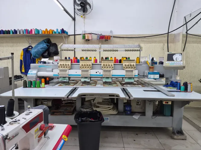 Máquina De Bordado Industrial Borda Special 4 Cabeças 100% ok. Rua Bresser Bras<br>