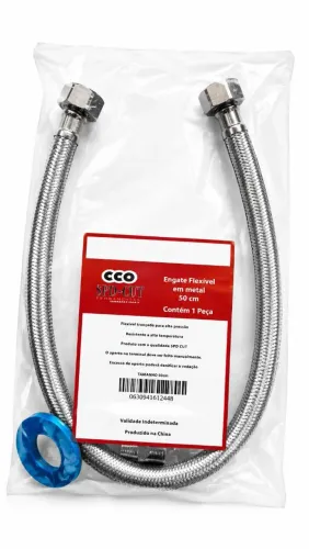 Engate flexivel em metal 50cm