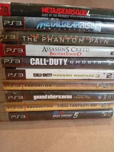 Jogos Ps3. Metal Gear Solid 4 Capa e encarte Completo