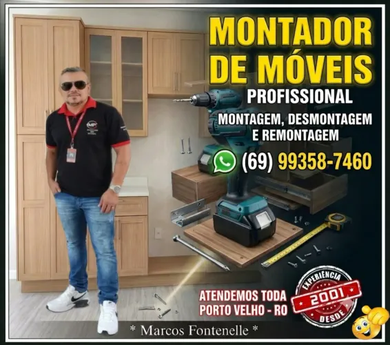 Montador de Móveis Qualidade e Experiência Desde 2001 Pra Melhor Atender Você