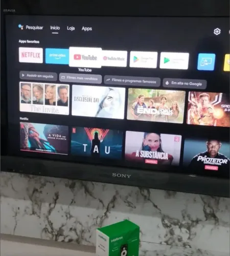 Smart Tv Stick Full Hd Intelbras Preto Padrão
