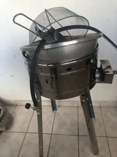 Fritadeira  e estufa de salgados 