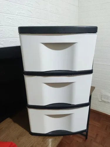 Gaveteiro De Chão Com 3 Gavetas Organizadora Multiuso