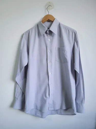Camisa Cinza Claro Hugo Deleon Tam G