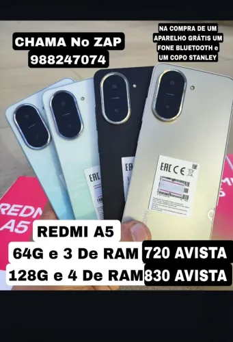 XIAOMI REDMI A5 128G e 4 De RAM 830 AVISTA 