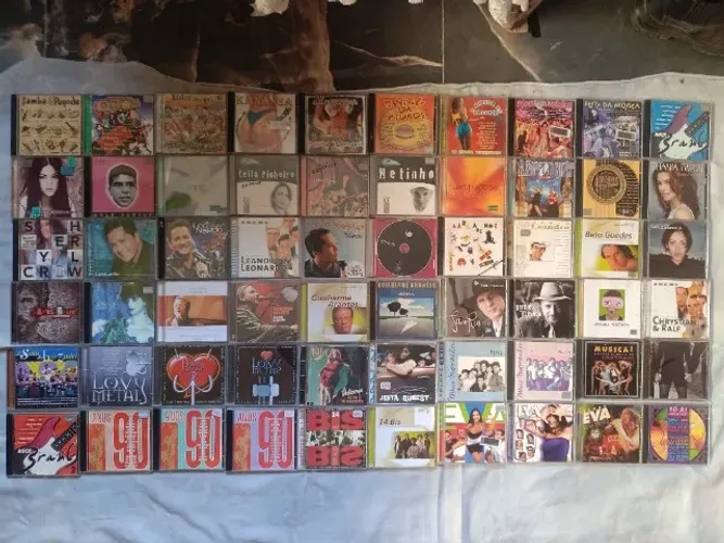 Coleção de 60 CDs com Vários Estilos 1 