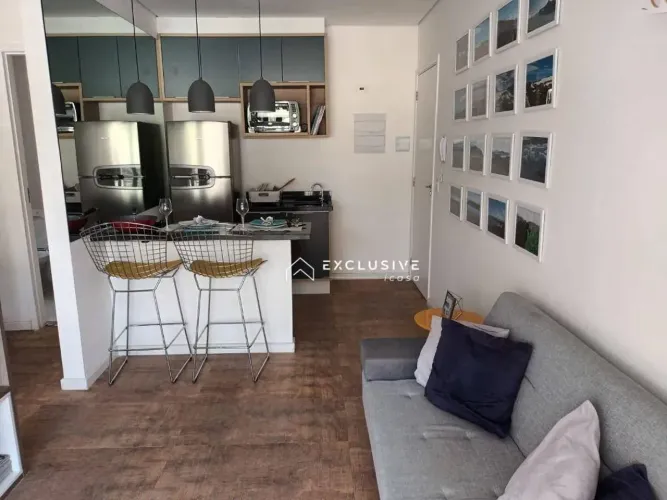 Apartamento com 1 dormitório para alugar, 37 m² por R$ 3.025,00/mês - Centro - São José do