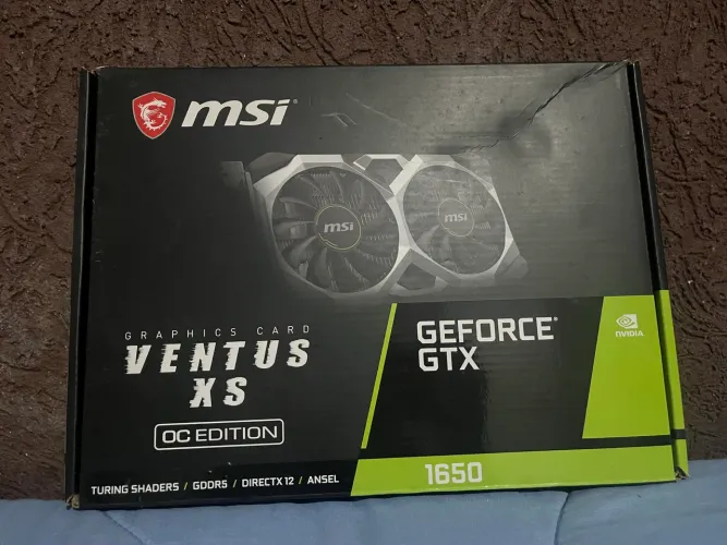 VENDE SE PLACA DE VIDEO GTX 1650