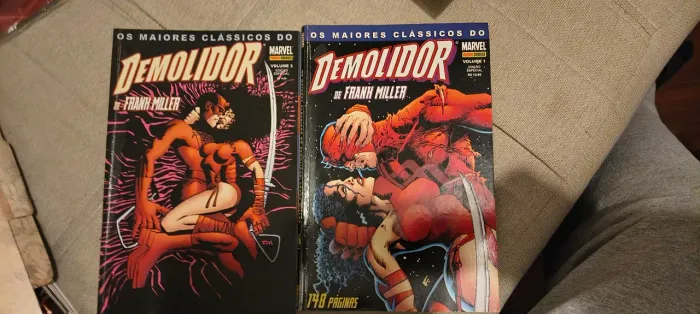 Os maiores clássicos do demolidor de Frank Miller volume 1 e 3