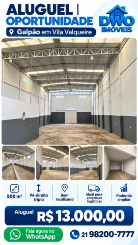 Aluguel Galpao 500m2 vila valqueire