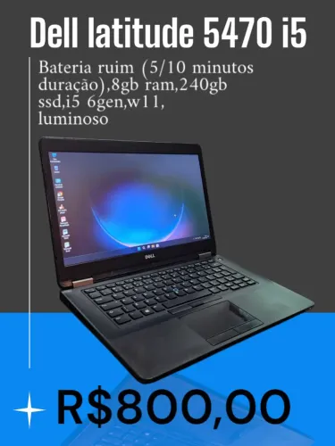Notebook dell latitude core i5 Jundiaí SP