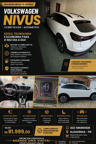Volkswagen Nivus Comfortline 1.0 200 TSI Flex AUT 2021