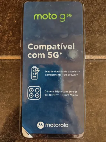 Celular Motorola Moto G 5G Prata Prisma <br>