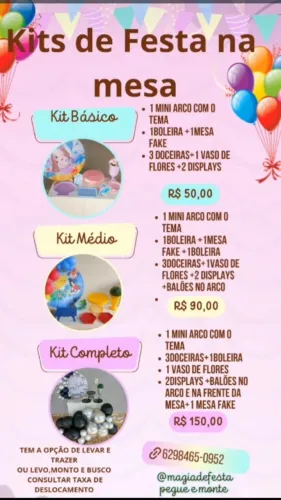 Festa na mesa?