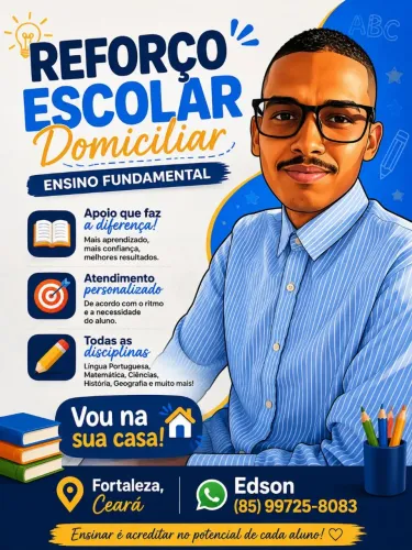 REFORÇO ESCOLAR DOMICILIAR - ENSINO FUNDAMENTAL