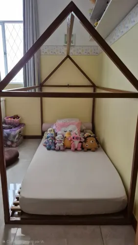 Cama casinha, montessoriana de solteiro