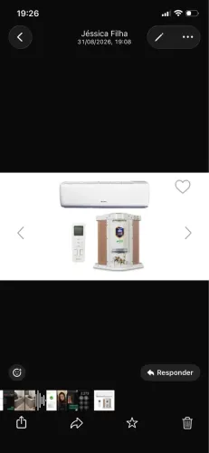 Ar-Condicionado Split Inverter 9000 BTUs Connection High Wall Quente e Frio