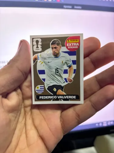 Figurinha Rara Ouro Frederico Valverde Copa 2026