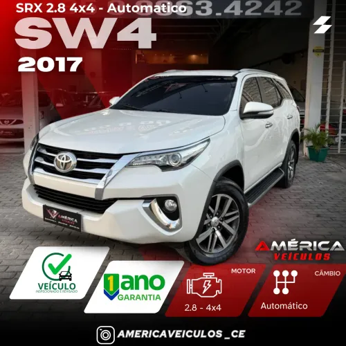 Toyota Hilux SW4 SRX 4X4 2.8 TDI 16V Dies. Aut. 2017