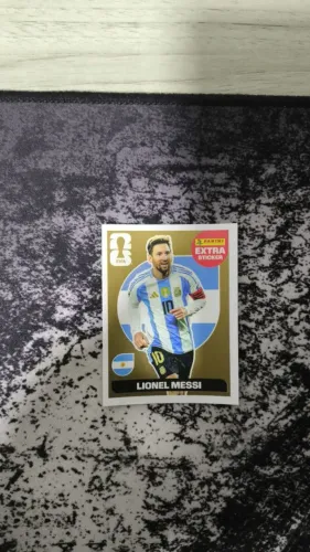 Figurinha Extra Sticker Dourada Lionel Messi Oficial Panini FIFA 2026