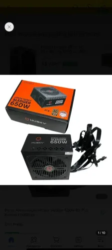 Fonte Husky Sledger 650w nunca foi usada
