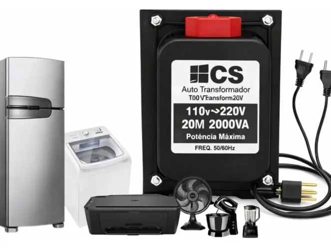 Auto Transformador Original 2000va Bivolt 110/220v