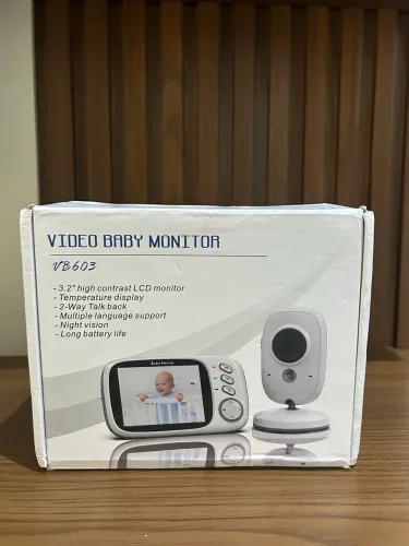 Babá Eletrônica Com Câmera Sem Fio Visão Noturna VB603 - Nova