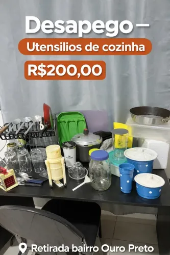 Utensílios de cozinha Desapego 