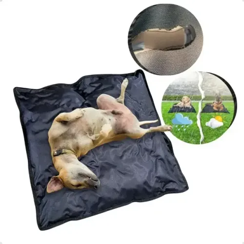 Cama Pet Resistente para Cães Grandes - Colchonete Impermeável Reforçado