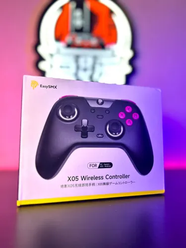 Controle Joystick EasySMX X05 RGB Black Lacrado
