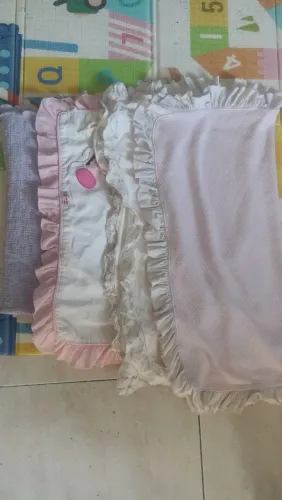 4 mantas de bebê menina