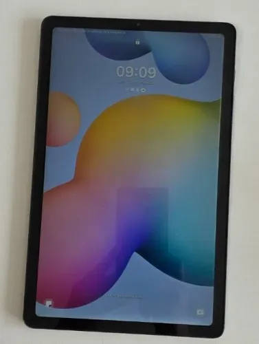 Tablet samsung S6 Lite, cor cinza