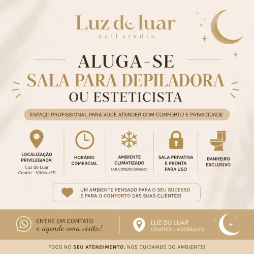 Sala para depiladora ou esteticista