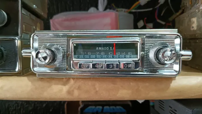 RÁDIO ORIGINAL COM BLUETOOTH PARA FUSCA KOMBI KARMAN GUIA CORCEL CHEVETTE OPALA 