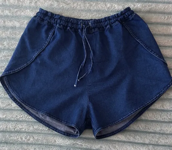 Short Jeans Feminino com Elástico - Tamanho G, Confortável e Estiloso